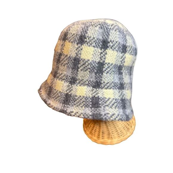 San Diego Hat Co Women's Plaid Wool Bucket Hat Multicolor One Size - Picture 2 of 6